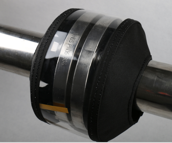 PVC pipe flange safety spray shields